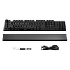 Be Quiet  Light Mount Silent Tactile RGB Mechanical Keyboard, 3D Media Wheel, 5 Macro Keys, Sound-Proofing, Black Image