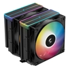 Deepcool AG620 BK ARGB V2 Dual-Tower CPU Air Cooler with 120mm ARGB Fans Image