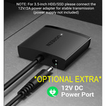 UGREEN USB to SATA Adapter, USB 3.0 Hard Drive Adapter SATA I/II/III Hard Drive Reader