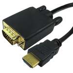 Falcon Value 1.8m HDMI (M) to VGA (M)  Cable (No Audio)
