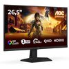 Aoc 26.5 inch WQHD Monitor 240Hz, QD-OLED Panel, HDR10, G-Sync Compatible, (2560x1440 HDMI 1x 2.0 DP 1x 1.4) Black Image