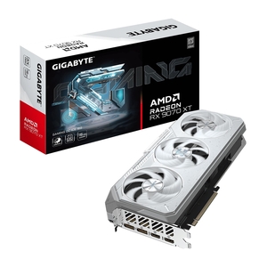 Gigabyte Gigabyte AMD Radeon RX 9070 XT GAMING OC ICE 16GB GDDR6 Graphics Card, Triple Fan Card