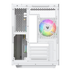 VIDA EDGE MINI MATX ARGB WHITE CASE, Cube, PC, White, micro ATX, ITX, Steel, Acrylonitrile butadiene styrene (ABS), Tempered glass, Gaming Image