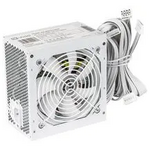 Vida Lite 650W ATX PSU, Fluid Dynamic Ultra-Quiet Fan, PCIe, Flat White Cables, Power Lead Not Included, White