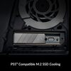 Arctic Cooling ARCTIC M2 Pro - Heatsink cooler for M.2 2280 SSD, with ARCTIC TP-3 thermal pads, compatible with PC & PS5, for dual and single-sided SSDs - Silver Image