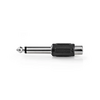 NEDIS Stereo Audio Adapter | 6.35 mm Male - RCA Female | Black Image