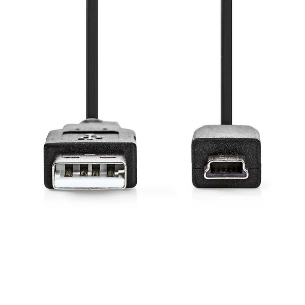 NEDIS 3m Nedis  USB 2.0  USB-A Male to| USB Mini-B 5 pin Male  4.5 W  480 Mbps 3.00 m