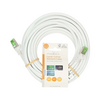 NEDIS 10Mt RJ45 CAT8.1 UTP Network Patch Lead -  LSZH - White Image