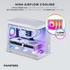 Phanteks XT V3 WHITE Micro-ATX Case with 3x 120mm ARGB Fans Image