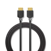 NEDIS 10m High Speed HDMI™ Cable with Ethernet HDMI™ Connector, 4K@60Hz  ARC 18 Gbps, 10.0 m  Retail Boxed Image