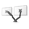 NEDIS Desk Monitor Mount / Stand -  Gas Spring  2 Screens  15 - 32 `` 75x75  100x100  Full Motion Image