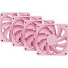 HYTE FA12 120mm PWM Case Fan 4 Pack Strawberry Milk Image