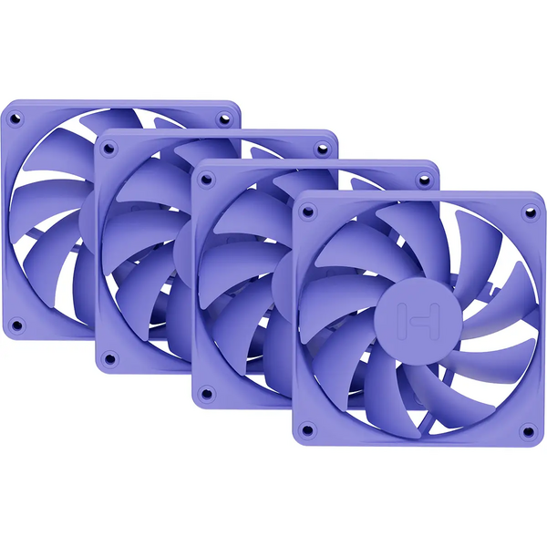 HYTE FA12 120mm PWM Case Fan 4 Pack Taro Milk