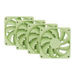 HYTE FA12 120mm PWM Case Fan 4 Pack Matcha Milk