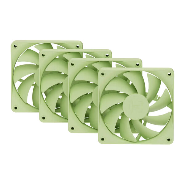HYTE FA12 120mm PWM Case Fan 4 Pack Matcha Milk