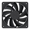 HYTE FA12 120mm PWM Case Fan 4 Pack - Pitch Black Image