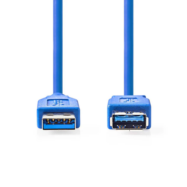 NEDIS 2.0 Metre USB 3.0 Data Extension Cable - Blue
