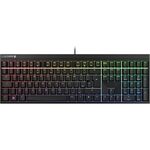 CHERRY MX 2.0S Mechanical Gaming Keyboard, RGB, UK-Layout, MX2A RED Switches, Black