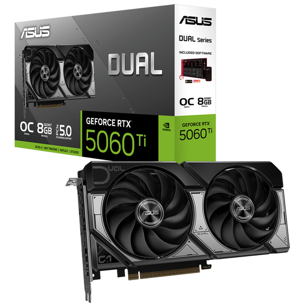ASUS GeForce RTX 5060 Ti OC DUAL 8GB Graphics Card