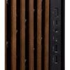 Tecware Timber ATX PC Case, High Airflow Mid Tower with Wood Front Panel, ATX/mATX/ITX – Black Image