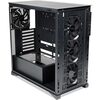 Tecware Timber ATX PC Case, High Airflow Mid Tower with Wood Front Panel, ATX/mATX/ITX – Black Image
