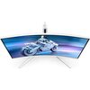 Philips Evnia 32 inch QHD Curved Gaming Monitor, 180 Hz, 2560x1440, 2x HDMI 2.0, 1x DP 1.4, White Image