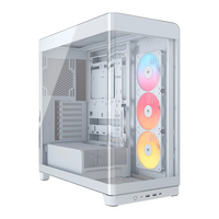 CORSAIR FRAME 4500X RS-R ARGB White Panoramic Glass Mid-Tower PC Case