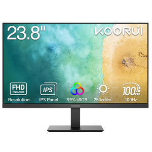 KOORUI Koorui 23.8`` IPS Black 100Hz Monitor (1920x1080/6ms/HDMI/VGA)