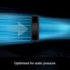 Arctic Cooling ARCTIC P8 Silent - PC fan, 80 mm case fan, optimised for static pressure, virtually silent fan motor, PC, 1600 rpm - Black Image