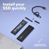 Trust M.2 NVMe SSD Enclosure, USB-C 10Gbps External Hard Drive Enclosure up to 4TB Image