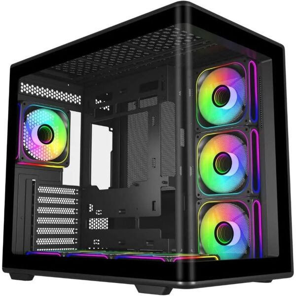 Coolermaster Cooler Master Elite 600  7 x 120 mm ARGB ATX Mid Tower Gaming Fan