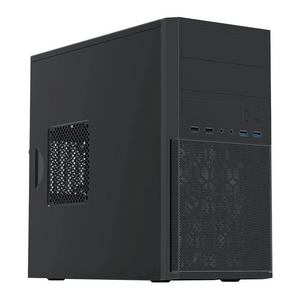 VIDA Vida Corporate Black Office Case, Micro ATX, 120mm Fan, Mesh Front