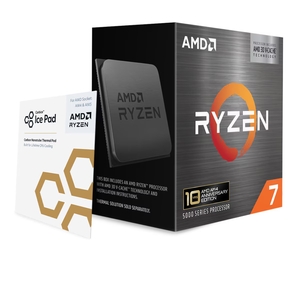 AMD AMD Ryzen 7 5800X3D 8 Core Processor, 16 Threads, 3.4Ghz up to 4.5Ghz Turbo, 96MB Cache, 105W, No Fan, No Graphics - Anniversary Edition