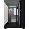 Coolermaster Cooler Master Elite 681 Black Computer Case 4 Pre-Installed Reverse ARGB Fans Image