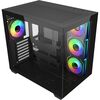 Coolermaster Cooler Master Elite 681 Black Computer Case 4 Pre-Installed Reverse ARGB Fans Image