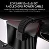 Corsair 90° 12V-2x6 GPU Power Cable Style A – For NVIDIA GeForce RTX Graphics Cards, Easy Connection, Ultra-Flexible, Thermal Protection – Style A Image