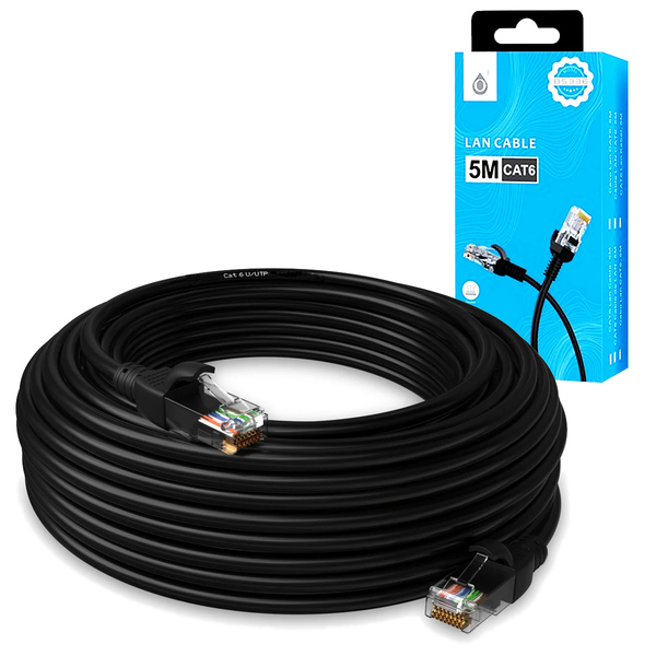Generic 5 Meter Network Cable Cat6 -  Black