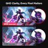 KOORUI 27 Inch Gaming Monitor, 200Hz, QHD 1440P, 1ms, HDR 400, Fast IPS | Adaptive Sync, VESA Mountable, HDMI / DP Image