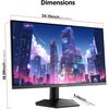 KOORUI 27 Inch Gaming Monitor, 200Hz, QHD 1440P, 1ms, HDR 400, Fast IPS | Adaptive Sync, VESA Mountable, HDMI / DP Image
