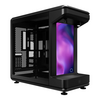 Coolermaster Cooler Master MasterFrame 360 Stage LCD ATX Mid-Tower Showcase PC Case with 15.6`` LCD Display – Black Image