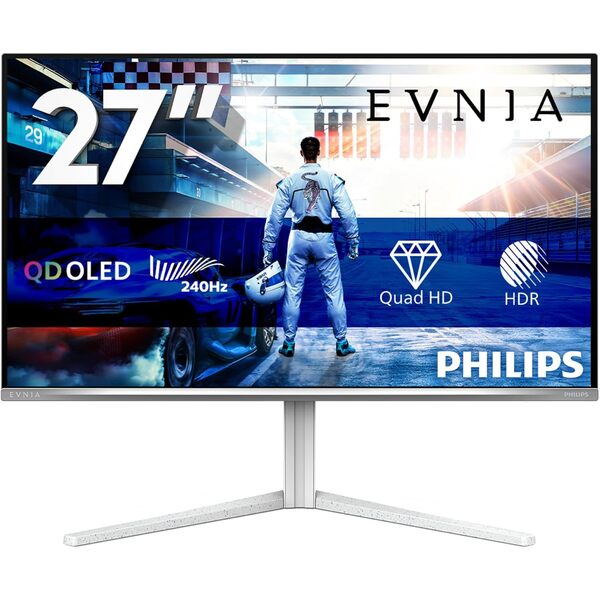 Philips Evnia 27M2N6501L 26.5`` 2560x1440 QHD QD-OLED 240Hz 0.03ms G-SYNC Widescreen Gaming Monitor