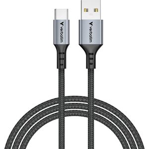 Verbatim Verbatim Mobile Phone USB Charging Cable - 1x USB-C Plug / 1x USB-C Plug / 120cm