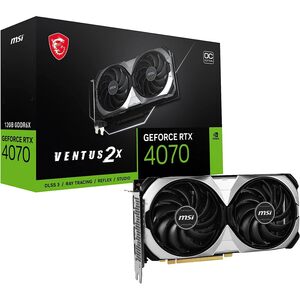 MSI 2nd User MSI Geforce RTX 4070 Ventus 2x 12Gb Graphics Card Part Exchange 12 month warranty