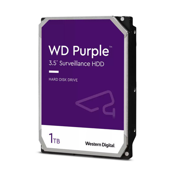 Western Digital 1TB Purple Surveillance Hard Disk Drive - Intellipower SATA 6 Gb/s 64MB Cache 3.5 Inch