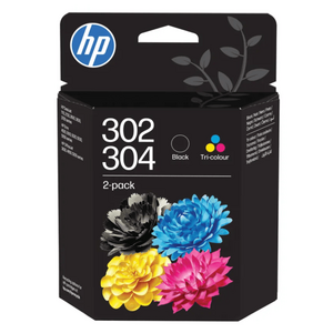 HP HP 302 / 304 Multipack  Print Cartridge 1 x Black  1x Colour