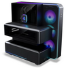 Phanteks EX5 PLUS High Airflow ATX Mid Tower Chamber Case with 360 All-in-One Cooler - Satin Black Image