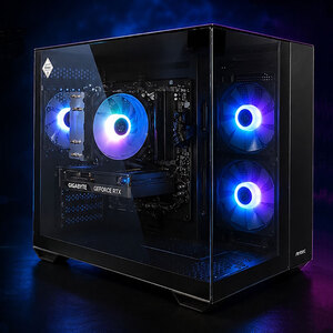 Falcon Falcon Quantum RTX 5060, AMD 560+0, 16GB, 1TB Pre Built Next Day Gaming PC