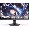 KOORUI 27 inch Gaming Monitor 200Hz, Fast IPS, 1ms, HDR400, FHD 1080P Image