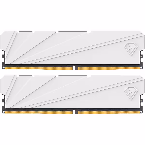 Netac Shadow S White 32GB DDR4 3200Mhz Gaming System Memory,  2 x 16GB, Heatsink