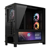 Corsair FRAME 4000D LCD RS ARGB Black Tempered Glass Mid Tower ATX PC Case with 14.5`` XENEON EDGE Image